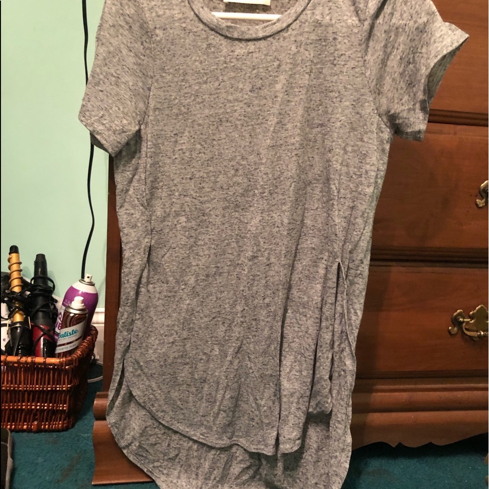 Long Tunic Shirt W/ slits on sides